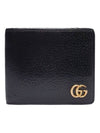 Women s 428726 GG Marmont Black Leather Bicycle Wallet - GUCCI - BALAAN 1