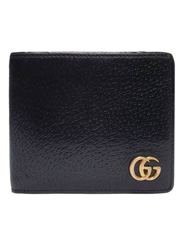 Women s 428726 GG Marmont Black Leather Bicycle Wallet - GUCCI - BALAAN 1