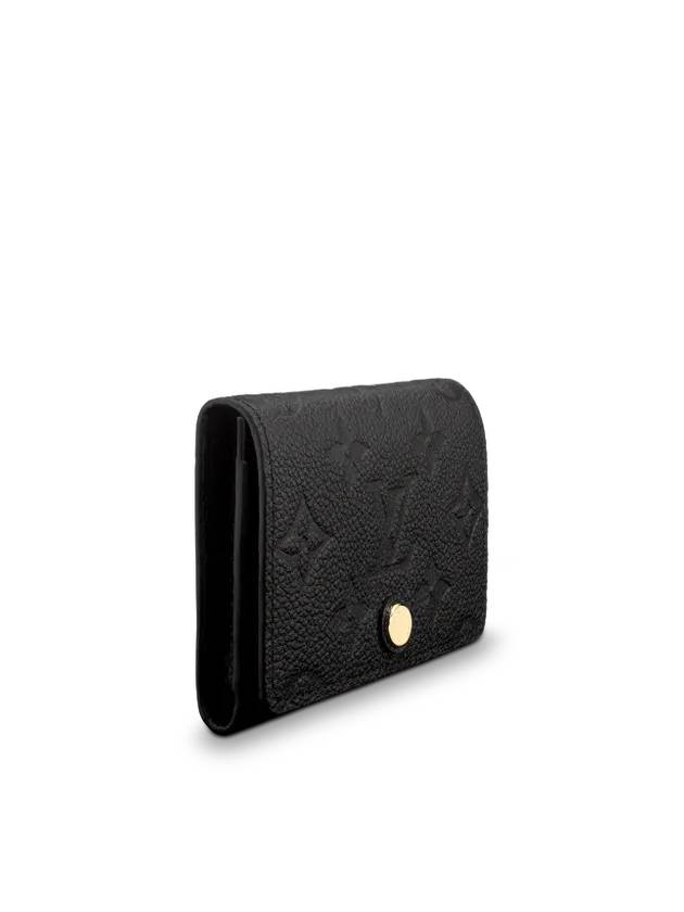 Monogram Embossed Leather Business Card Wallet Black - LOUIS VUITTON - BALAAN 4