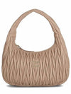 Wander Materasse Nappa Leather Hobo Tote Bag Cameo - MIU MIU - BALAAN 2