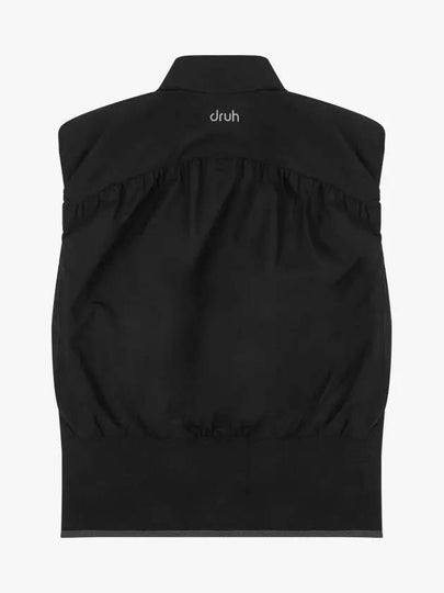 Drew Women s Shirring Woven Vest DF41VE01 BK - DRUH GOLF - BALAAN 2