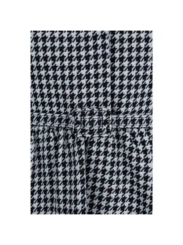 Dior houndstooth wool puff dress 351R28A1423 9330 - DIOR - BALAAN 3