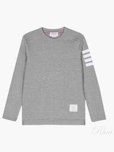 MJS245A 07323 4 bar classic long sleeve t shirt - THOM BROWNE - BALAAN 1