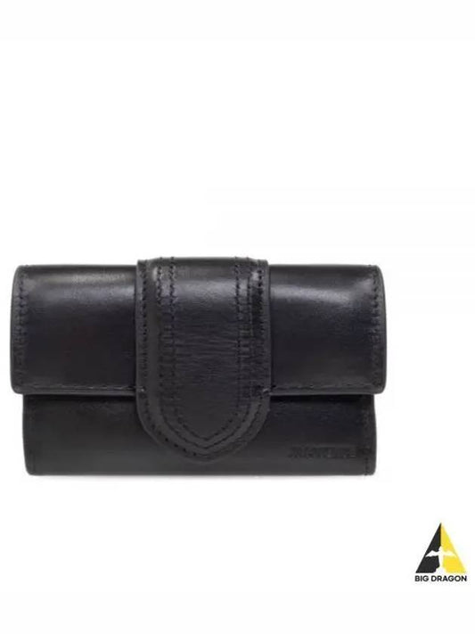 Le Compact Bambino Flap Card Wallet Black - JACQUEMUS - BALAAN 2