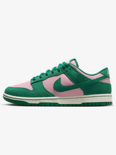 Dunk Retro SE Low Top Sneakers Medium Soft Pink Malachite - NIKE - BALAAN 2