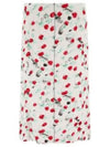 Flower Midi A-Line Skirt White - MARNI - BALAAN 2