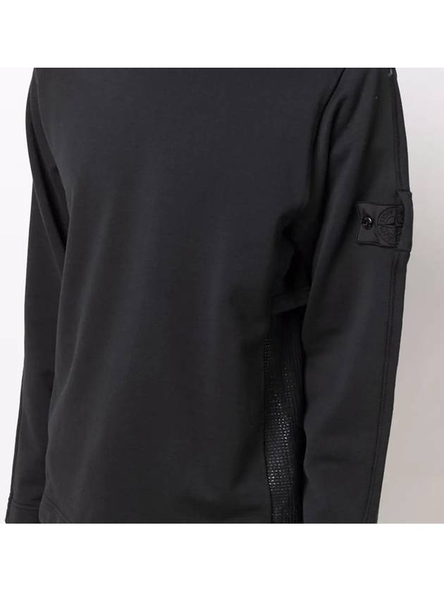 Wappen Shadow Project Mesh Long Sleeve T-Shirt Black - STONE ISLAND - BALAAN 4