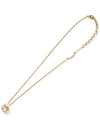 Gancini 3D Crystal Necklace Gold - SALVATORE FERRAGAMO - BALAAN 2