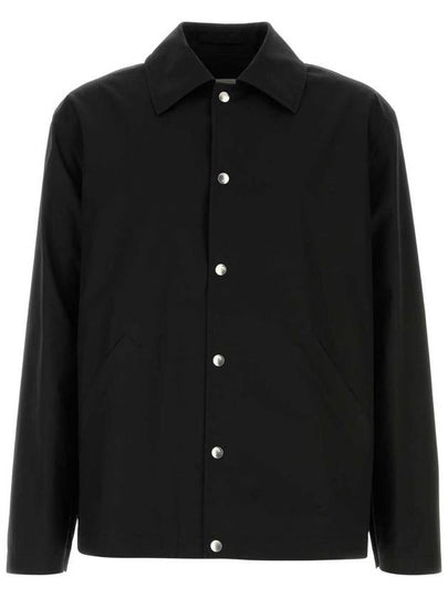 Back Logo Print Jacket Black - JIL SANDER - BALAAN 2