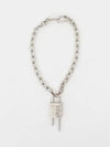 Lock Chain Necklace Silver - GIVENCHY - BALAAN 2