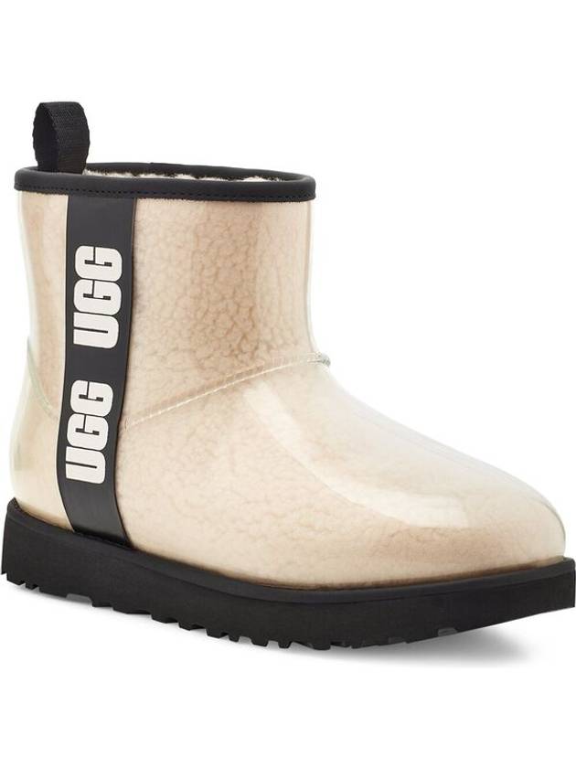 Women's Classic Clear Mini Rain Boots Natural - UGG - BALAAN 3