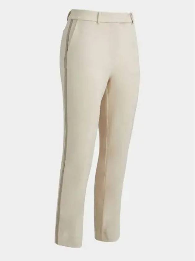 Women's Lux 4 Way Stretch Twill Straight Pants Beige - G/FORE - BALAAN 2