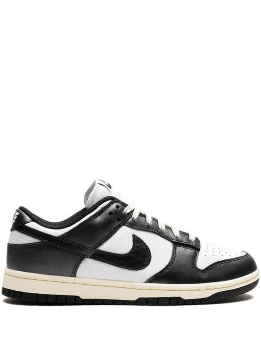 Dunk Low Vintage Panda Low Top Sneakers Black - NIKE - BALAAN 1