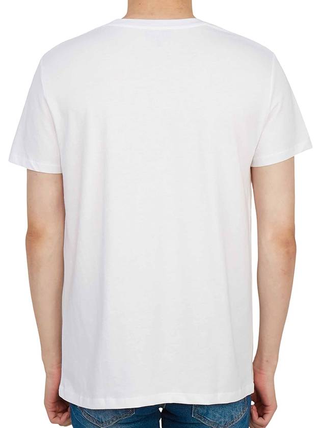 Men's VPC Logo Short Sleeve T-Shirt White - A.P.C. - BALAAN 5