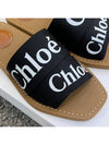 Woody Logo Flat Mule Slippers Black - CHLOE - BALAAN 7