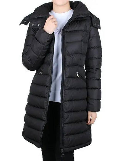 Women's Flammette Long Down Padding Black - MONCLER - BALAAN 2