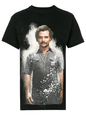 Narcos Pablo Short Sleeve T-Shirt Black - IH NOM UH NIT - BALAAN 1