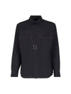 Classic Collar Virgin Wool Long Sleeve Shirt Blue - MARNI - BALAAN 2