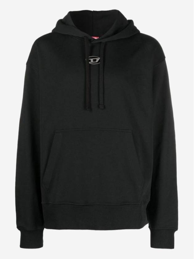 S Macs Logo Hoodie Black - DIESEL - BALAAN 2