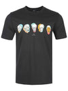 Repeat Skull Short Sleeve T-Shirt Black - PAUL SMITH - BALAAN 3