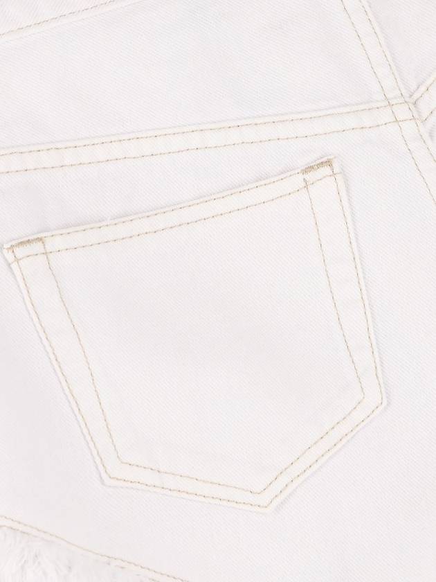 Short Pants SH0033FBB1H04I20WH WHITE - ISABEL MARANT - BALAAN 4