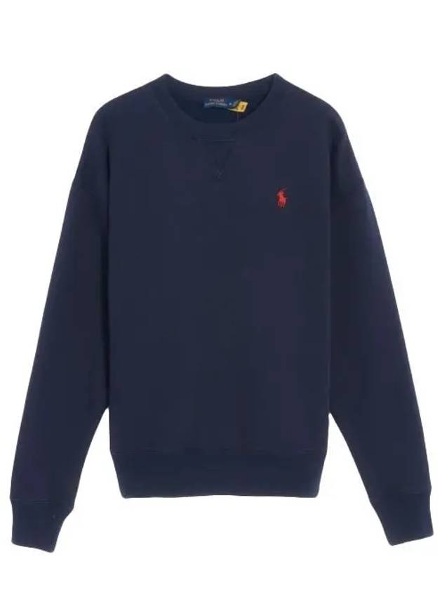 Embroidered Logo Pony Sweatshirt Navy - POLO RALPH LAUREN - BALAAN 2