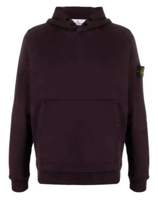 Garment Dyed Hoodie Dark Burgundy - STONE ISLAND - BALAAN 2