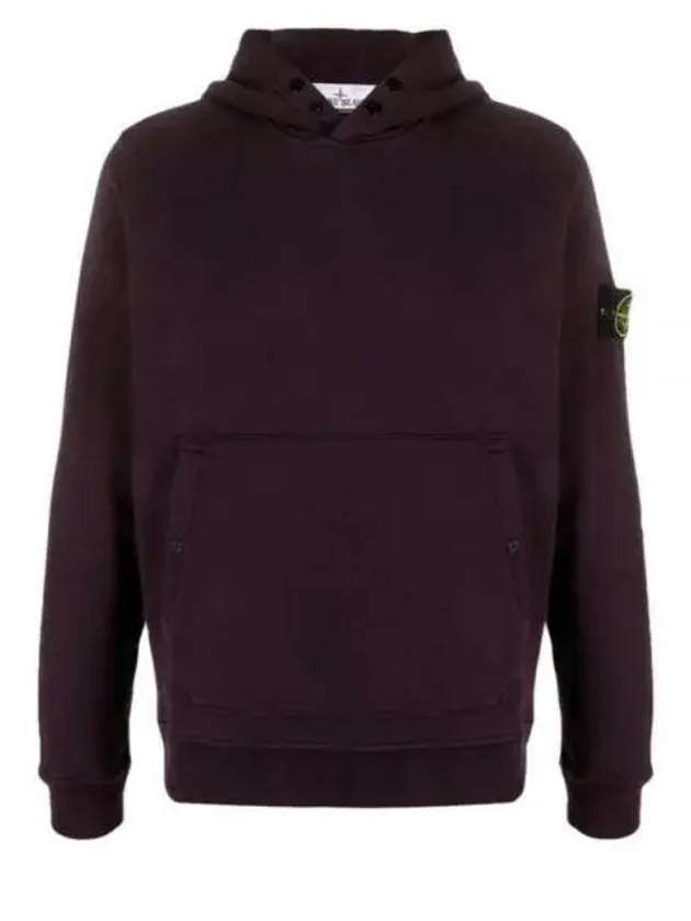 Garment Dyed Hoodie Dark Burgundy - STONE ISLAND - BALAAN 2