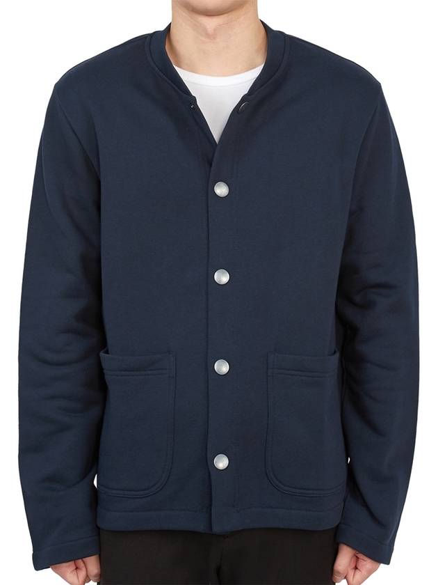 Men's Stevie Cardigan Dark Navy - A.P.C. - BALAAN 3