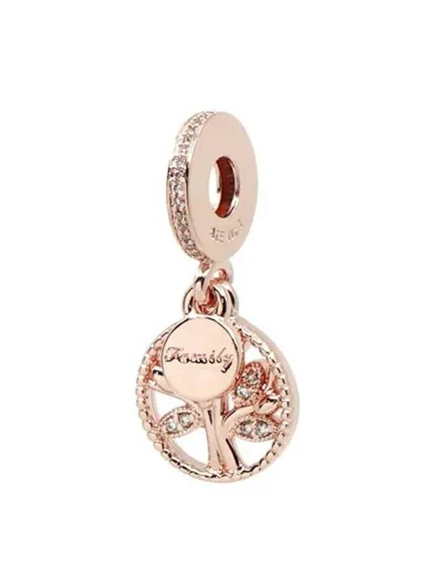 Sparkling Family Tree Dangle Bracelet Charm Rose Gold - PANDORA - BALAAN 2