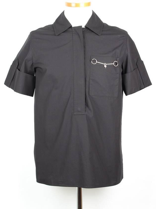 Horsebit short sleeve shirt 34 - HERMES - BALAAN 1