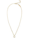 Gancini Crystal Necklace Gold - SALVATORE FERRAGAMO - BALAAN 3