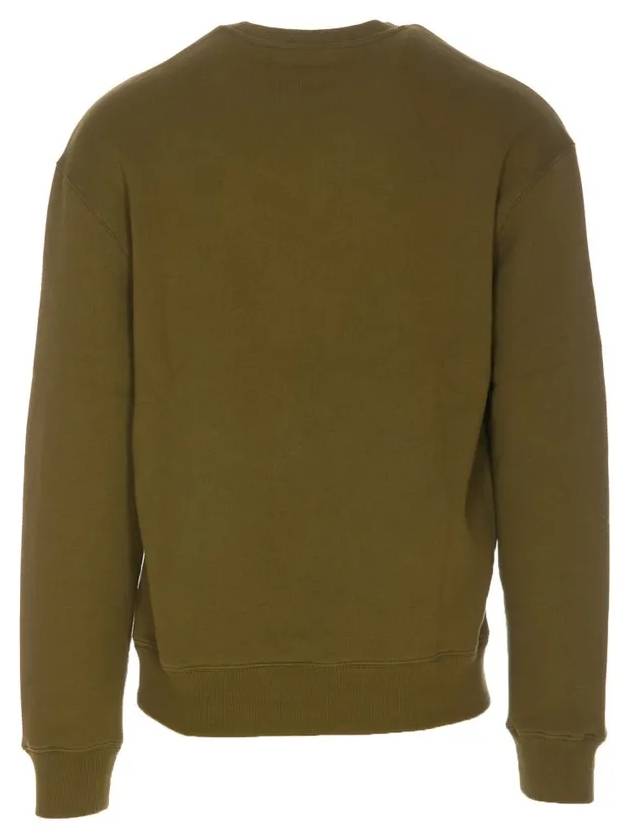 Bold Fox Head Cotton Sweatshirt Green - MAISON KITSUNE - BALAAN 3