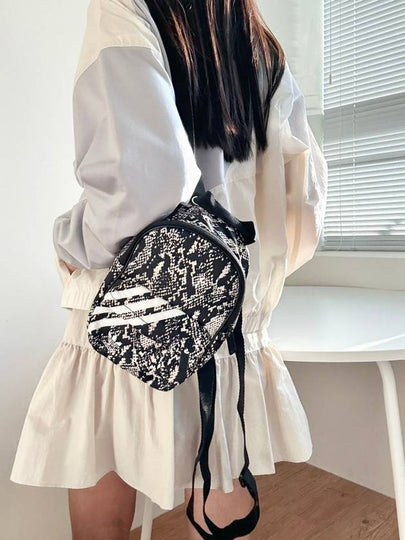 Snake Graphic Mini Backpack Black - ADIDAS - BALAAN 2