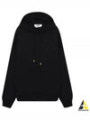 Maxi Graphic Patch Cotton Hoodie Black - MSGM - BALAAN 2