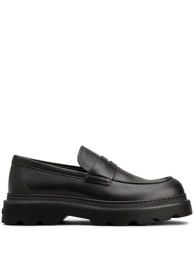 Calfskin Leather Loafer Black - TOD'S - BALAAN 2