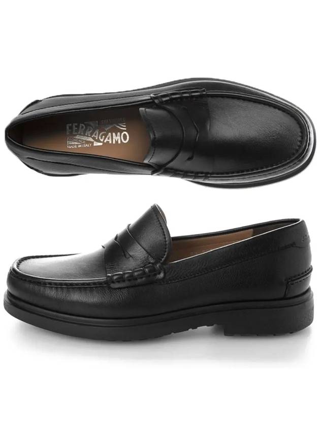 Pittsburgh PITTSBURGH Loafer Black 0742243 - SALVATORE FERRAGAMO - BALAAN 1