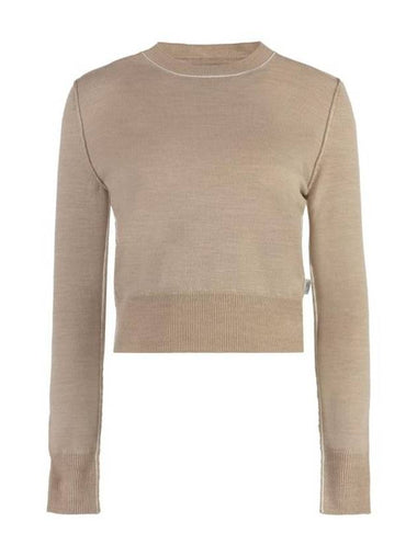 MM6 Sweater S52HL0020S18446 119 SAND - MAISON MARGIELA - BALAAN 1