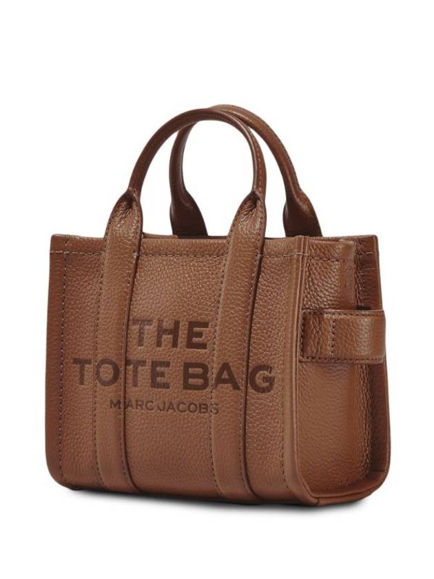 Mini Micro Leather Tote Bag Brown - MARC JACOBS - BALAAN 7