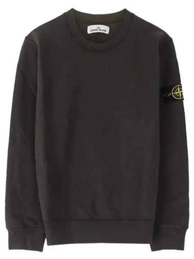 Wappen Patch Crewneck Sweatshirt Dark Grey - STONE ISLAND - BALAAN 1