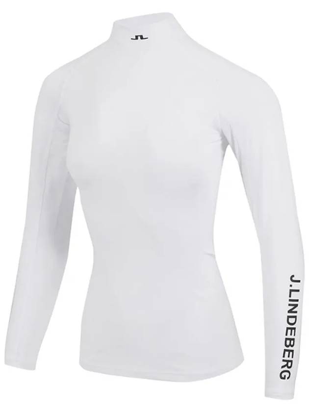 Asa Soft Compression Long Sleeve T-Shirt White - J.LINDEBERG - BALAAN 3