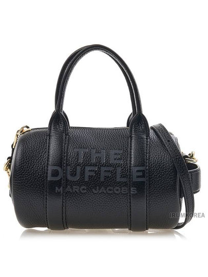 Logo Print Small Leather Tote Bag Black - MARC JACOBS - BALAAN 2