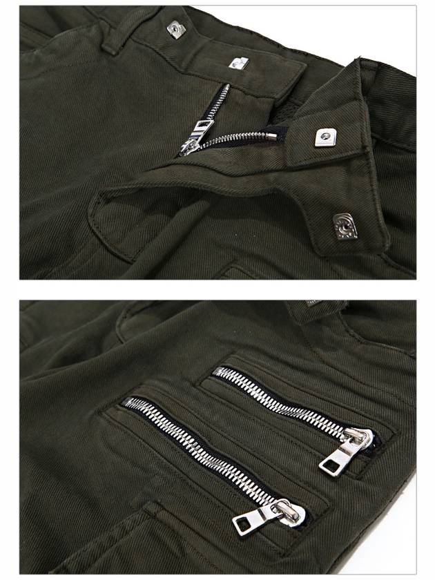 Cargo Straight Pants Green - BALMAIN - BALAAN 6