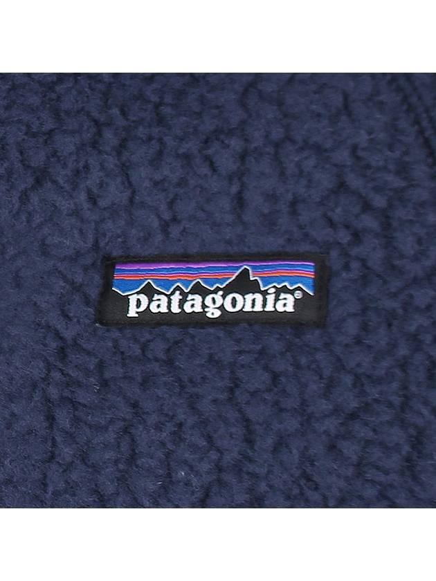 Retro Pile Fleece Zip-Up Jacket Navy - PATAGONIA - 7