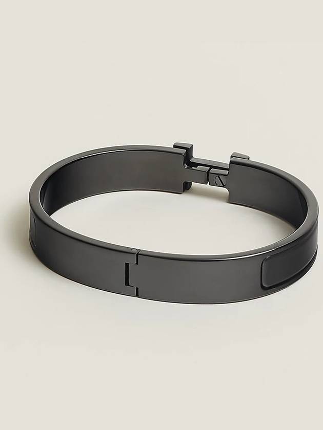 Clic HH So Bracelet Black - HERMES - BALAAN 3