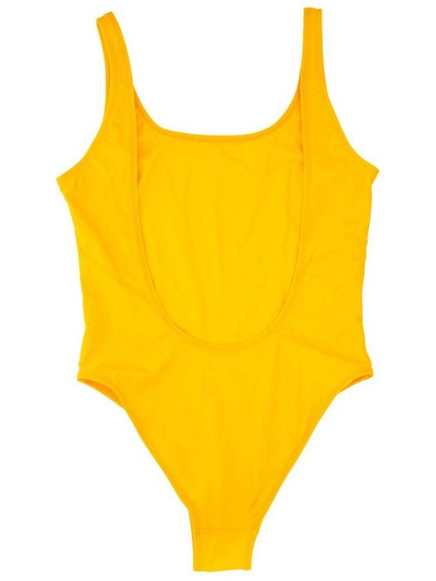 Carla Scoop Neck One-Piece Swimsuit Yellow - SPORTY & RICH - BALAAN 5