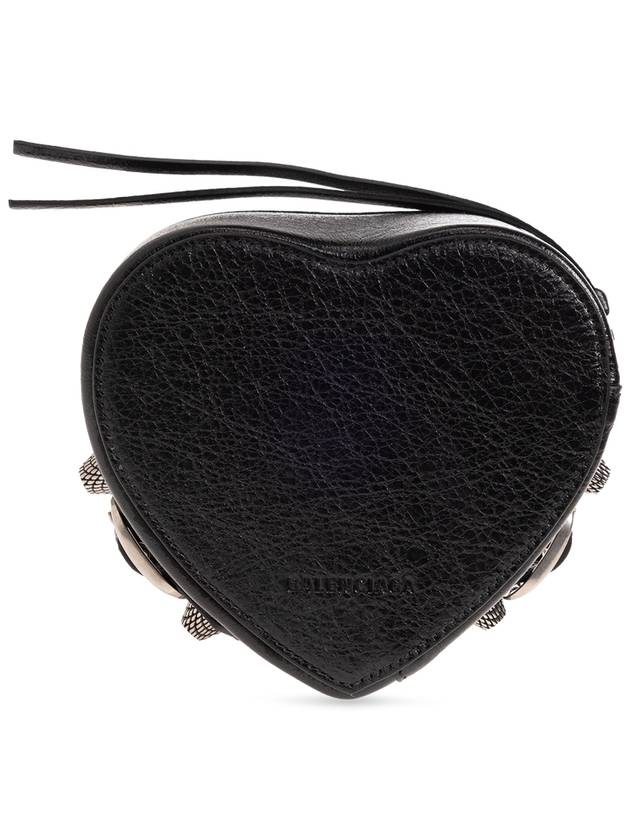 Le Cagole Heart Mini Bag Black - BALENCIAGA - BALAAN 4