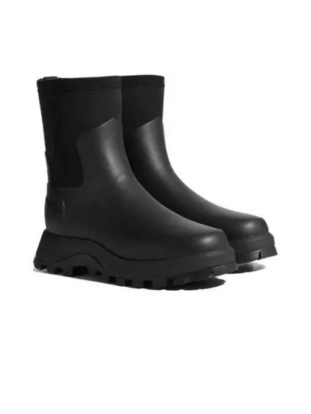 Women City Explorer Short Neoprene Rain Boots Black - HUNTER - BALAAN 2