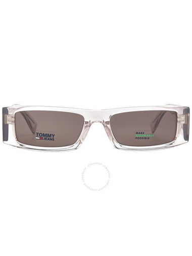 Tommy Jeans Brown Rectangular Unisex Sunglasses TJ 0092/S 010A/70 55 - TOMMY HILFIGER - BALAAN 1