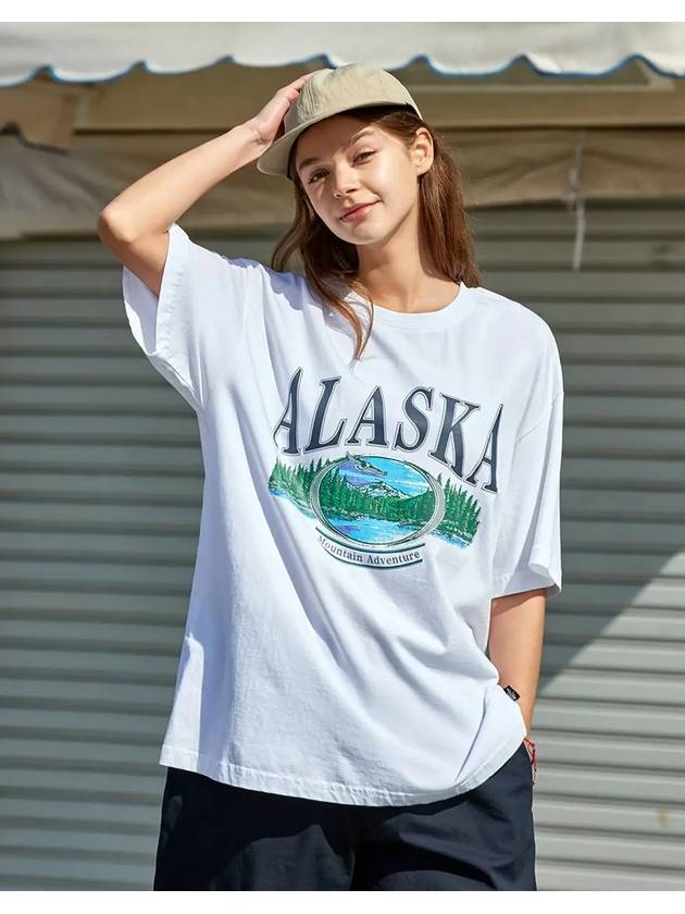 Alaska Pigment Short Sleeve TShirt White FST722 - FLUKE - BALAAN 3